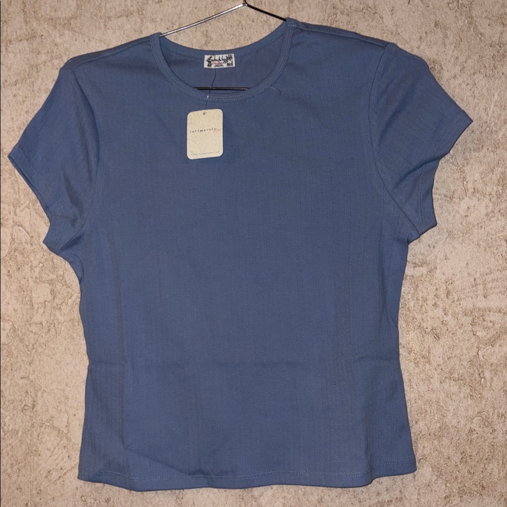 Free People Wait A Minute Baby Tee - Picture 2 of 7